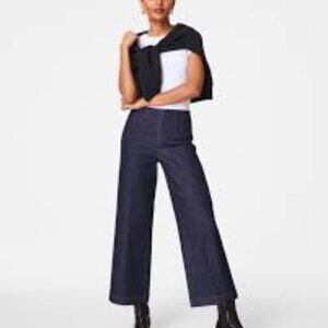 SPANX Women's Flare & Wide Leg Jeans - Dark Blue